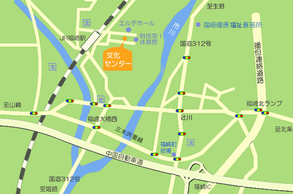 文化センター周辺地図