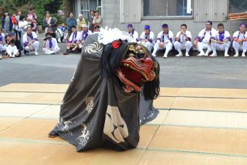 獅子舞写真