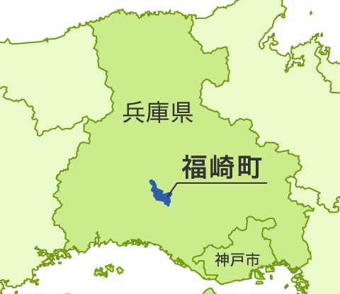 福崎町の地図