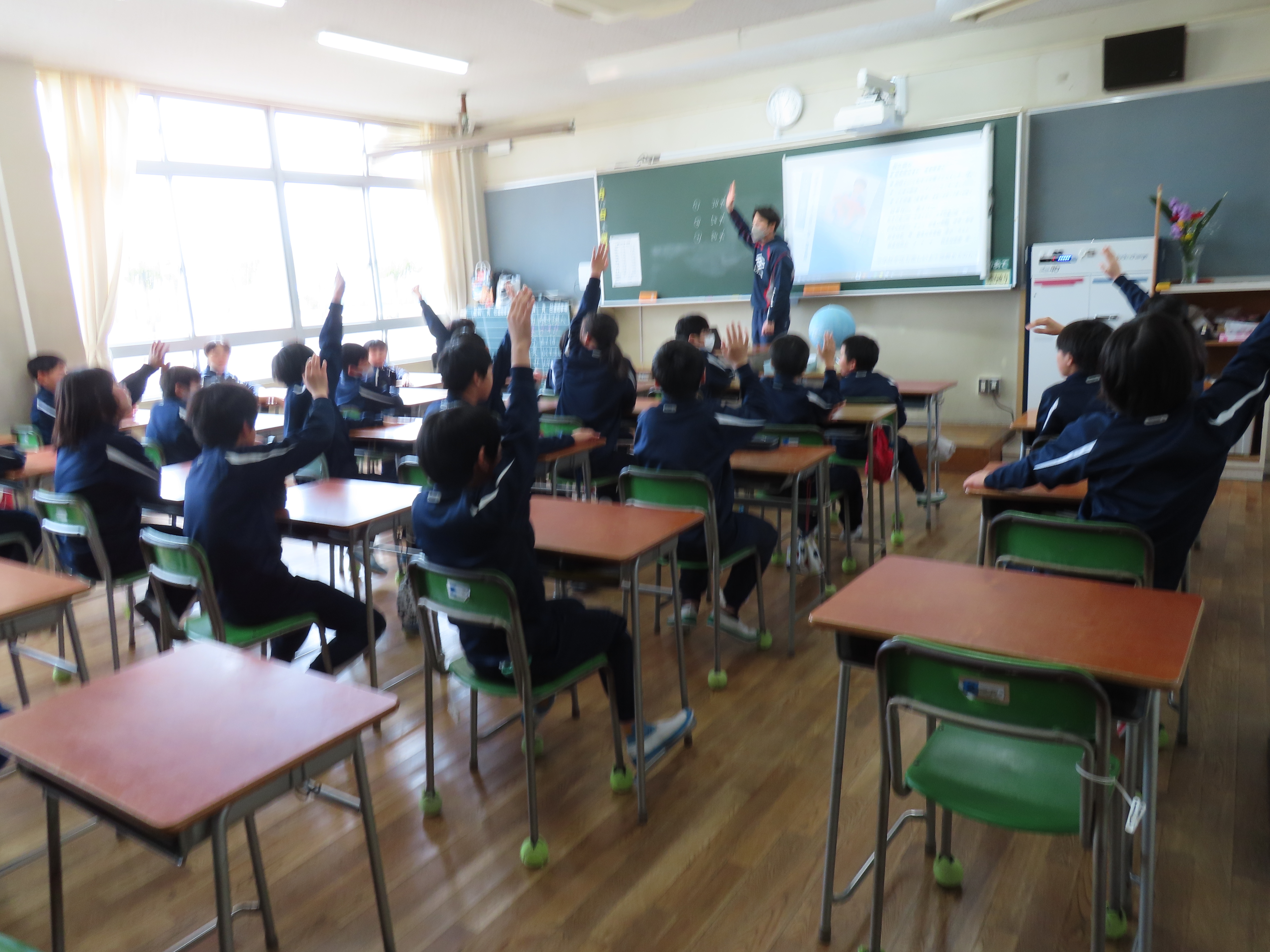 5時間目の数学のようす